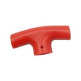 thumbnail image 1 of SunniMix Shovel Grip Handle Red Ergonomic Durable Nonslip Spade Handle Garden Accessories Short T type, 1 of 8