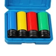 thumbnail image 1 of SunniMix Wheel Socket Set ,Protective Wheel Impact Socket Set Metric 17mm ,19mm ,21mm 1/2 4 piece, 1 of 8