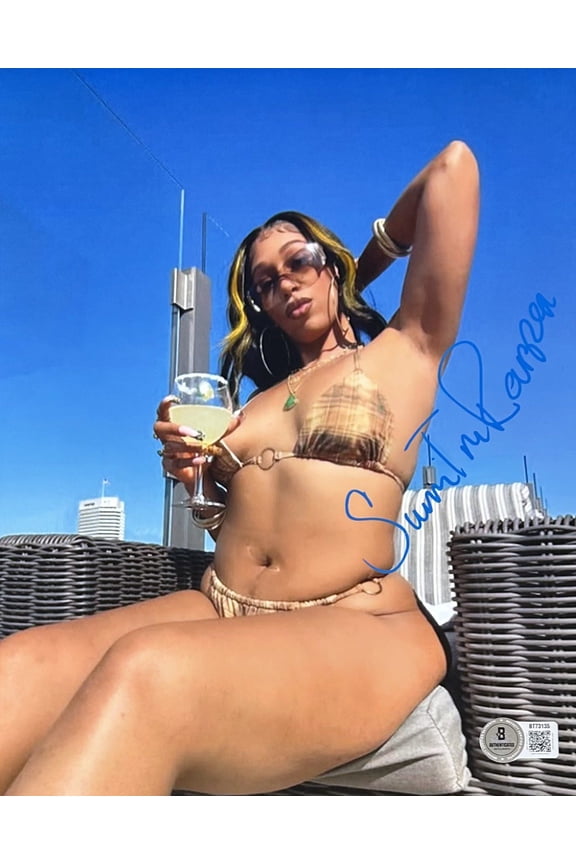 SunniThaRapper Signed Autograph 8x10 Beckett Rapper 1