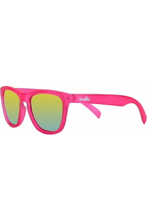 Shades Littles - Tea Time with Poodles - Sunglasses for Kids w/Microfiber Pouch - Polarized & Scratch Protected - 100% UVA & UVB Protection - Reflective Lenses - Anti Slip - 1-3 Years Old