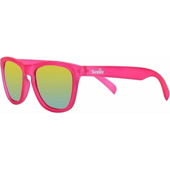 Sunnies Shades Littles - Tea Time with Poodles - Sunglasses for Kids w/Microfiber Pouch - Polarized & Scratch Protected - 100% UVA & UVB Protection - Reflective Lenses - Anti Slip - 1-3 Years Old