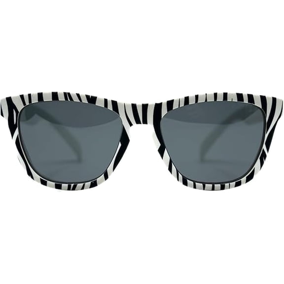 Sunnies Shades - Z is for Zebra - Sunglasses for Kids w/Microfiber Pouch - Polarized & Scratch Protected - 100% UVA & UVB Protection - Reflective Lenses - Anti Slip & Durable - 4-10 Years Old