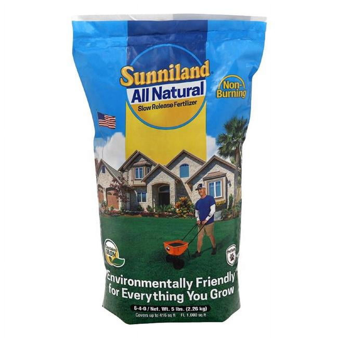 Sunniland 7013451 416 sq. ft. Slowrelease Nitrogen Lawn Fertilizer for