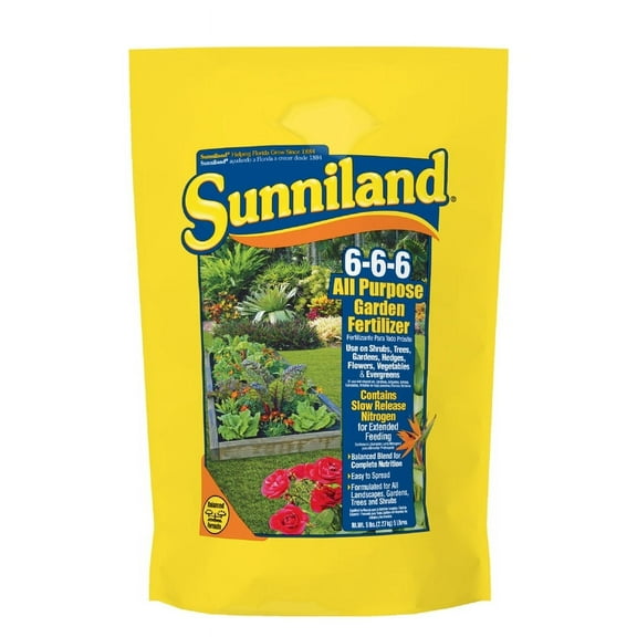 Sunniland Organic All Purpose 6-6-6 Fertilizer 5 lb