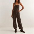 thumbnail image 1 of Sunnin Solid Color Loose Fit Lounge Jumpsuit Casual Everyday Wear, 1 of 6