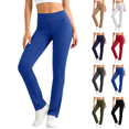 thumbnail image 1 of Sunnin Womens Bootcut Yoga Pants with Pockets Mid Waist Stretch Workout Trousers, 1 of 9