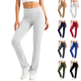 thumbnail image 1 of Sunnin Womens Bootcut Yoga Pants with Pockets Mid Waist Stretch Workout Trousers, 1 of 9