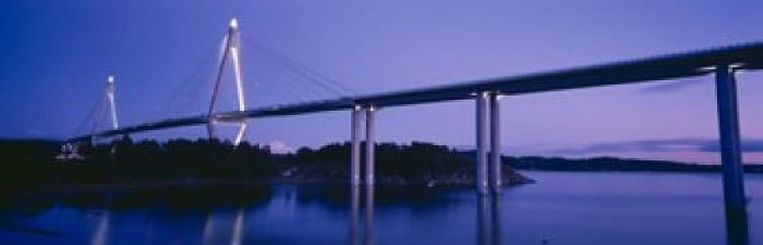 Sunninge Bridge Uddevalla Sweden Canvas Art - Panoramic Images (18 x 6)