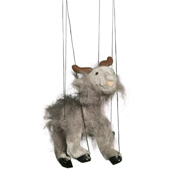Sunny Toys WB391B 16 In. Baby Goat - Grey, Marionette Puppet