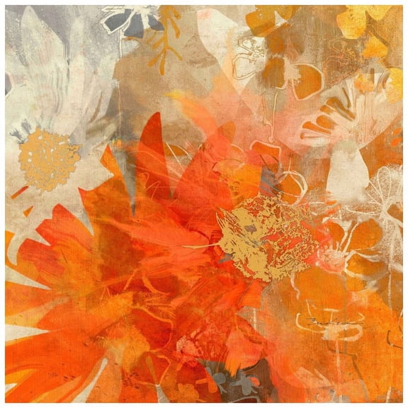 "Sunny Bee" Painting Print on Wrapped Canvas