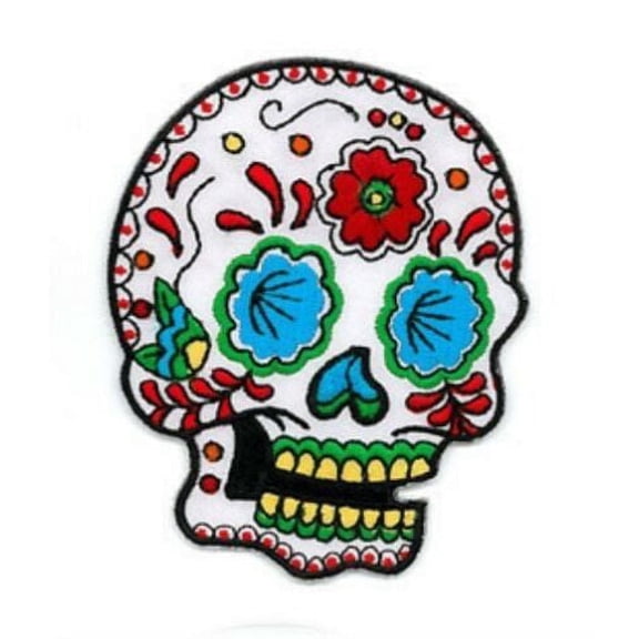Sunny Buick - Candy Sugar Skull - Embroidered Patch