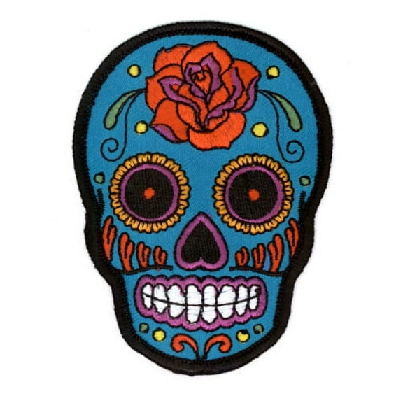 Sunny Buick Rose Sugar Skull Patch