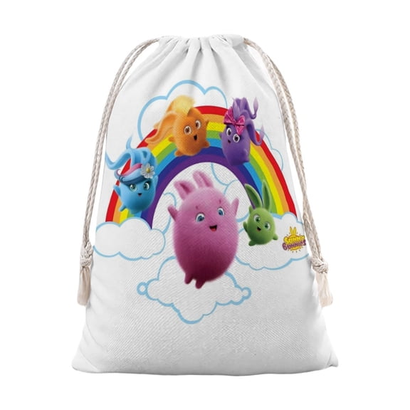 Sunny Bunnies Pattern Christmas Bunch Pocket 13.8 * 17.7 in