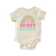 thumbnail image 1 of Sunny Bunny Easter Baby Boy Girl Clothes Bodysuit Cute Newborn Cute Baby Onesie, BABY BODYSUIT LAT 4424, 1 of 3