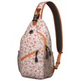 thumbnail image 1 of Sunny Daisy Crossbody Bag - Cute Flower Print Sling Backpack for Women & Men - Durable Anti-Theft Daypack for Hiking, Biking, Urban Use, 1 of 3