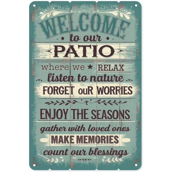 Tin Rustic Signs Sunny Daisy Tin Sign 8