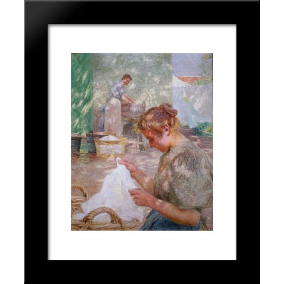 Sunny Day 20x24 Framed Art Print by Emile Claus