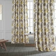 thumbnail image 1 of Sunny Day Gold Printed Cotton Curtain (1 Panel), Sunny Day Gold, 50W X 108L, 1 of 6