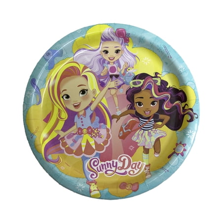 Sunny Day Paper Plates, 9 in, 8ct