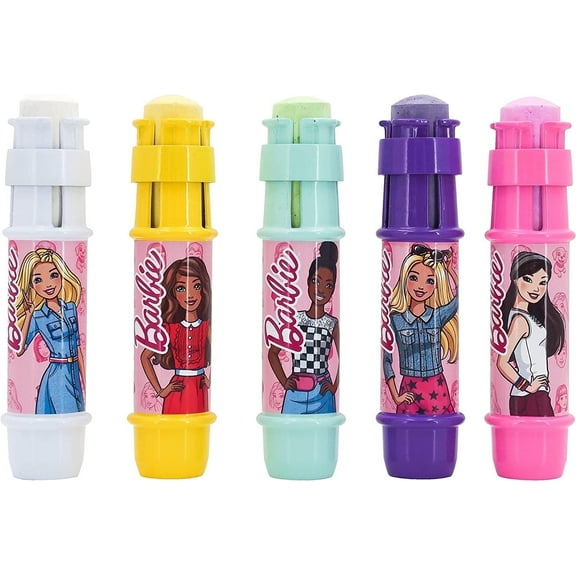 Sunny Days Barbie Jumbo Chalk Holders, 5 Chalk Sticks