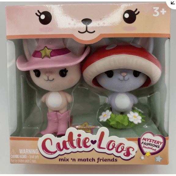 Sunny Days Cutie Loos Meadow and Dixie Mystery Fashions Figure