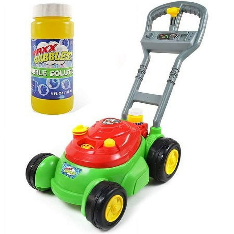 Sunny Days Entertainment Bubble-N-Go Deluxe Toy Lawn Mower Sunny Days Entertainment Bubble-N-Go Deluxe Toy Lawn Mower