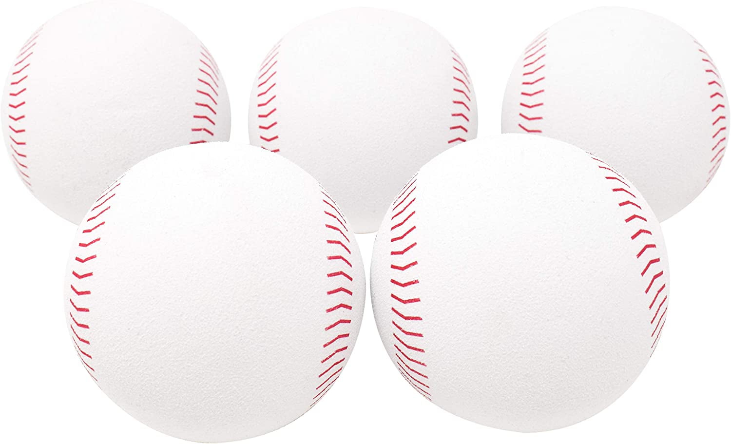 Sunny Days Oversized Foam Baseballs for Kids 5 Pack Soft Tball for