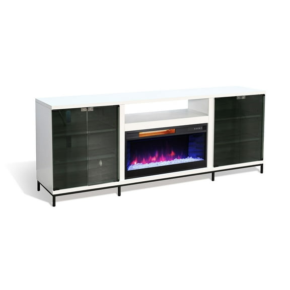 Sunny Designs 70" Media Console with Electric Fireplace