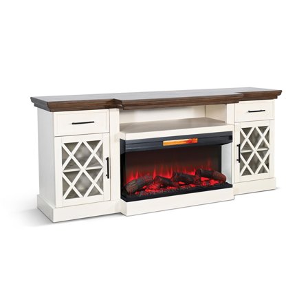Sunny Designs 78" Media Console with Electric Fireplace