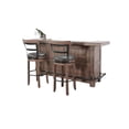 thumbnail image 1 of Sunny Designs 80" Traditional Wood Home Bar with Stools, 1 of 4