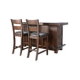 thumbnail image 1 of Sunny Designs 80" Traditional Wood Home Bar with Stools, 1 of 4