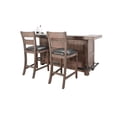 thumbnail image 1 of Sunny Designs 80" Traditional Wood Home Bar with Stools, 1 of 4