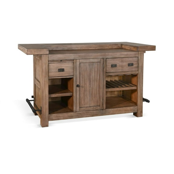 Sunny Designs 80" Traditional Wood Home Bar