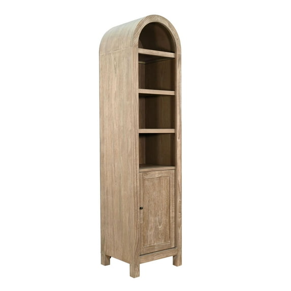 Sunny Designs Arched Natural Cabinet Storage