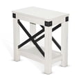 thumbnail image 1 of Sunny Designs Bayside White Wood Chair Side Table, 1 of 5