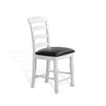 thumbnail image 1 of Sunny Designs Carriage House 24" Ladderback Barstool in White (Set of 2), 1 of 2