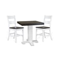 thumbnail image 1 of Sunny Designs Carriage House 36" Wood Pub Table in White/Dark Brown, 1 of 7