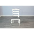 thumbnail image 1 of Sunny Designs Carriage House 41" Wood Ladderback Chair in White (Set of 2), 1 of 4