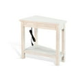 thumbnail image 1 of Sunny Designs Chair Side Table with Power Strip in Light Gray Color, 1 of 5