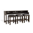 thumbnail image 1 of Tobacco Leaf Console Table with USB Power Pack, 1 of 3
