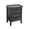 thumbnail image 1 of Sunny Designs Marina Black Sand Wood End Table, 1 of 3