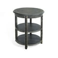 thumbnail image 1 of Sunny Designs Marina Black Sand Wood and Veneers Side Table, 1 of 2