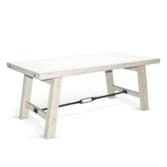 Sunny Designs Marina White Sand Dining Table