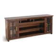 thumbnail image 1 of Sunny Designs 76-Inch Wide TV Stand with Glass Cabinet Doors, 1 of 5