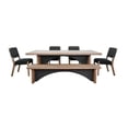 thumbnail image 1 of Sunny Designs Modern Rectangular Arch Dining Set, 1 of 4