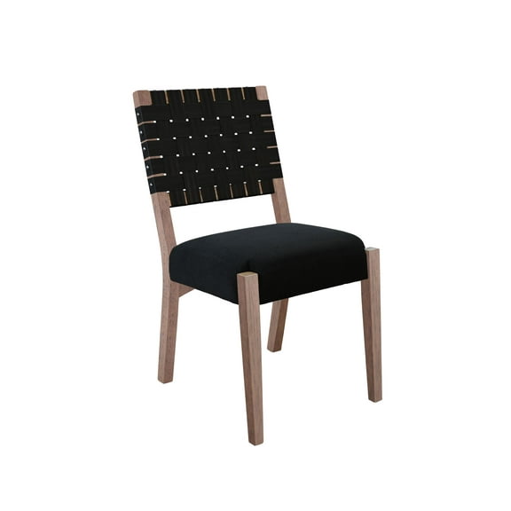Sunny Designs Modern Woven Back Dining Chair (Set of 2)