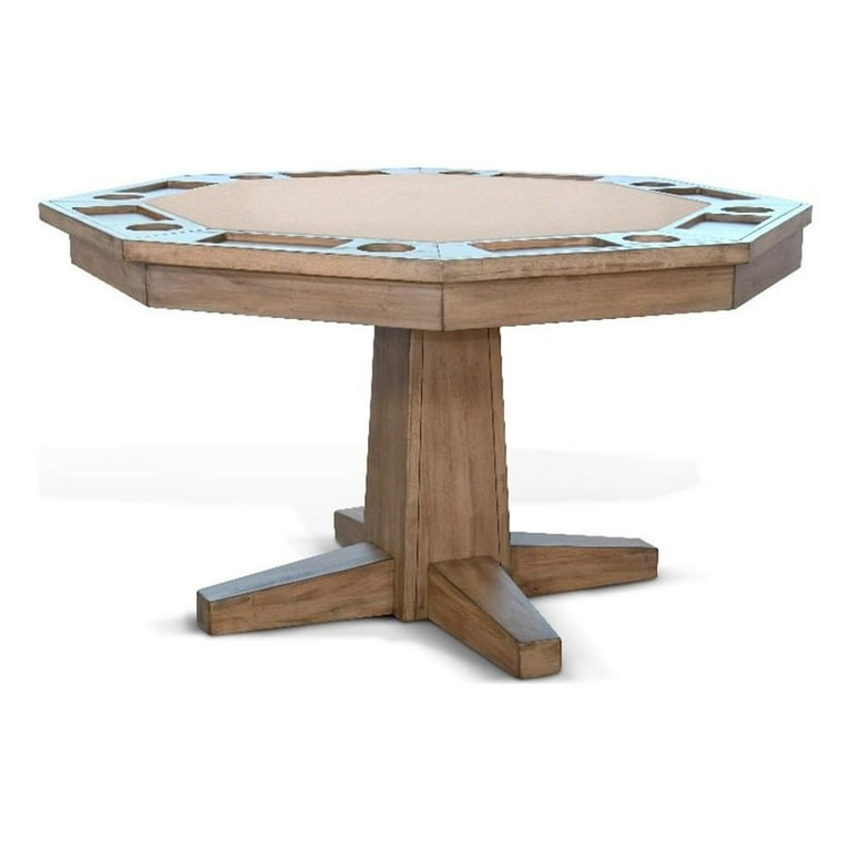 Sunny Designs Reversible Game and Dining Poker Table