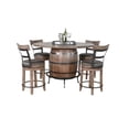 thumbnail image 1 of Sunny Designs Round Pub Table with Wine Barrel Set, 1 of 2