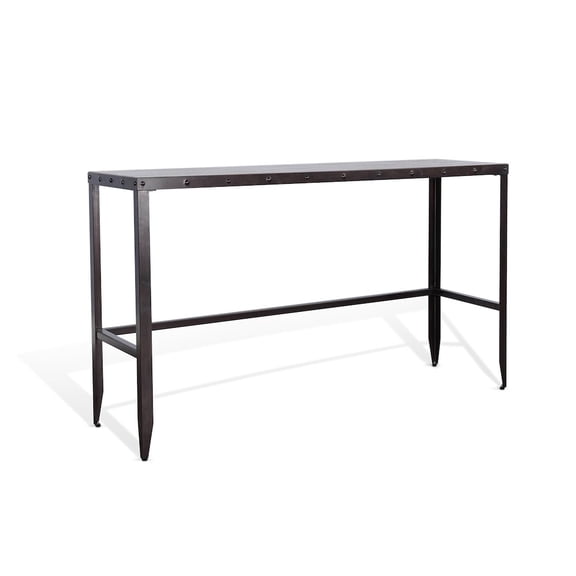 Sunny Designs San Diego Wood and Metal Sofa Bar Table