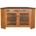 thumbnail image 1 of Sunny Designs Sedona Wood Corner TV Console for TVs up to 60" in Rustic Oak, 1 of 4